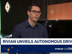 Rivian宣布新人工智能技术、芯片和无人出租车的雄心 Rivian CEO RJ Scaringe on new AI tech, autonomous driving and more